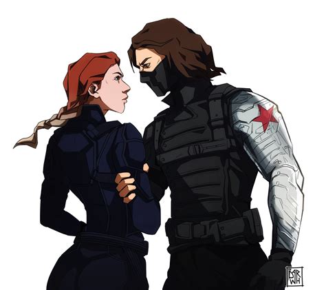 black widow bucky